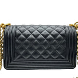 シャネル CHANEL ボーイシャネル20 A67085 28番台 ブラック ゴールド金具 キャビアスキン レディース ショルダーバッグ