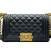 シャネル CHANEL ボーイシャネル20 A67085 28番台 ブラック ゴールド金具 キャビアスキン レディース ショルダーバッグ