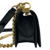 シャネル CHANEL ボーイシャネル20 A67085 28番台 ブラック ゴールド金具 キャビアスキン レディース ショルダーバッグ