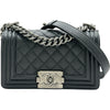 シャネル CHANEL ボーイシャネル20 A67085 ブラック/シルバー金具 キャビアスキン レディース ショルダーバッグ