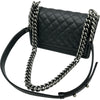 シャネル CHANEL ボーイシャネル20 A67085 ブラック/シルバー金具 キャビアスキン レディース ショルダーバッグ