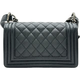 シャネル CHANEL ボーイシャネル20 A67085 ブラック/シルバー金具 キャビアスキン レディース ショルダーバッグ