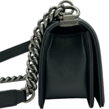 シャネル CHANEL ボーイシャネル20 A67085 ブラック/シルバー金具 キャビアスキン レディース ショルダーバッグ