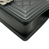 シャネル CHANEL ボーイシャネル20 A67085 ブラック/シルバー金具 キャビアスキン レディース ショルダーバッグ