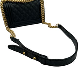 シャネル CHANEL ボーイシャネル20 A67085 ブラック ゴールド金具 キャビアスキン レディース ショルダーバッグ