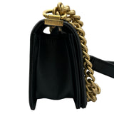 シャネル CHANEL ボーイシャネル20 A67085 ブラック ゴールド金具 キャビアスキン レディース ショルダーバッグ