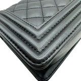 シャネル CHANEL ボーイシャネル20 A67085 ブラック ゴールド金具 キャビアスキン レディース ショルダーバッグ