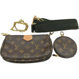 ルイ・ヴィトン LOUIS VUITTON ミュルティ・ポシェット・アクセソワール M44813 ブラウン モノグラムキャンバス ユニセックス ショルダーバッグ