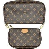 ルイ・ヴィトン LOUIS VUITTON ミュルティ･ポシェット･アクセソワール M44813 ブラウン モノグラムキャンバス レディース ショルダーバッグ