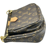 ルイ・ヴィトン LOUIS VUITTON ミュルティ･ポシェット･アクセソワール M44813 ブラウン モノグラムキャンバス レディース ショルダーバッグ