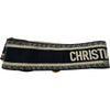 クリスチャン・ディオール Christian Dior サドルバッグ M0447 ネイビー キャンバス レディース ショルダーバッグ