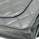 シャネル CHANEL マトラッセ チェーンウォレット AP0250 28番台 ブラック ゴールド金具 キャビアスキン メンズ ショルダーバッグ