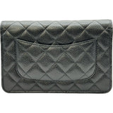 シャネル CHANEL マトラッセ チェーンウォレット AP0250 ブラック ゴールド金具 キャビアスキン レディース ショルダーバッグ