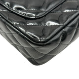 シャネル CHANEL ミニマトラッセ20 A69900 17番台 ブラック エナメル レディース ショルダーバッグ