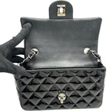 シャネル CHANEL ミニマトラッセ20 A69900 17番台 ブラック エナメル レディース ショルダーバッグ