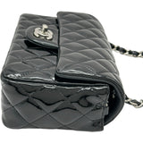 シャネル CHANEL ミニマトラッセ20 A69900 17番台 ブラック エナメル レディース ショルダーバッグ