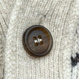 クリスチャン・ディオール Christian Dior オブリーク総柄ニットカーディガン 213M233AT662 ベージュ ウール メンズ カーディガン