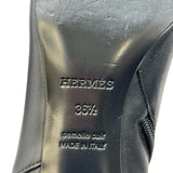 エルメス HERMES サンジェルマン ケリー金具ショートブーツ H182102Z ブラック レザー レディース ブーツ