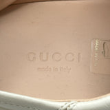 グッチ GUCCI ベロアリボンローカットスニーカー 524989 ホワイト レザー レディース スニーカー