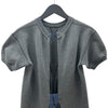 ナイキ NIKE ×sacai 半袖ドッキングワンピース SU151003MXP ネイビー コットン レディース ワンピース