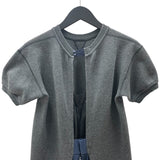 ナイキ NIKE ×sacai 半袖ドッキングワンピース SU151003MXP ネイビー コットン レディース ワンピース