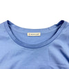 モンクレール MONCLER ロゴワッペン半袖Tシャツ ブルー コットン レディース 半袖Ｔシャツ