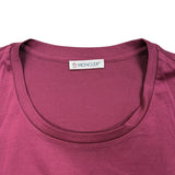 モンクレール MONCLER ロゴワッペン半袖Tシャツ パープル コットン レディース 半袖Ｔシャツ