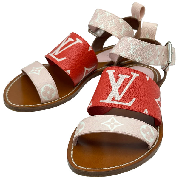 ルイ・ヴィトン LOUIS VUITTON モノグラムフラットサンダル SC0119
