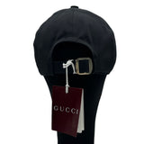グッチ GUCCI ロゴ刺繍ベースボールキャップ 792782 ブラック コットン メンズ その他ファッション雑貨