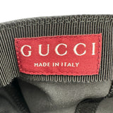 グッチ GUCCI ロゴ刺繍ベースボールキャップ 792782 ブラック コットン メンズ その他ファッション雑貨