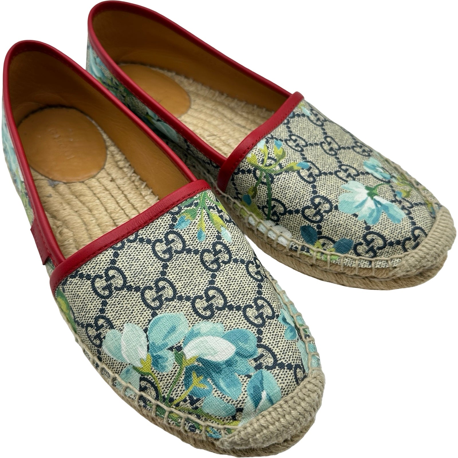 グッチ GUCCI GGブルームス エスパドリーユスリッポン 646151 ネイビー