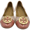 トリーバーチ TORY BURCH ロゴプレートフラットシューズ 63176 ピンク レザー レディース その他靴