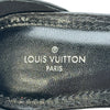 ルイ・ヴィトン LOUIS VUITTON モノグラムフラワーフラットサンダル MA1106 ブラック レザー レディース サンダル