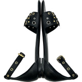 ルイ・ヴィトン LOUIS VUITTON モノグラムフラワーフラットサンダル MA1106 ブラック レザー レディース サンダル