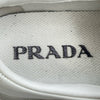 プラダ PRADA ロゴローカットスニーカー 2EG400 ホワイト レザー レディース スニーカー