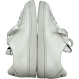プラダ PRADA ロゴローカットスニーカー 2EG400 ホワイト レザー レディース スニーカー