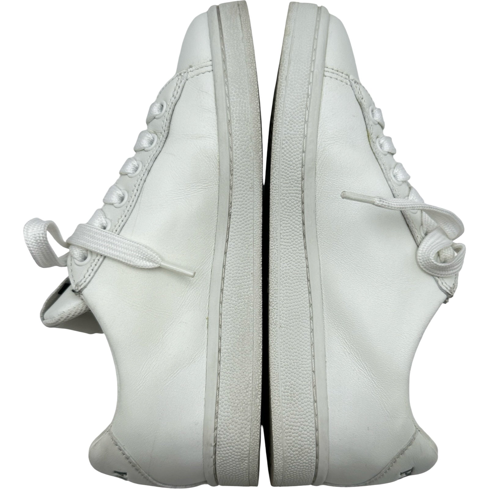 プラダ PRADA ロゴローカットスニーカー 2EG400 ホワイト レザー
