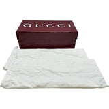 グッチ GUCCI GGキャンバスフラットサンダル 834427 ブラウン レザー レディース サンダル