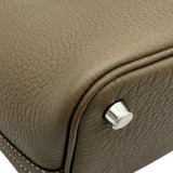 エルメス HERMES ピコタンロックPM K刻印 エトゥープ シルバー金具 トリヨンクレマンス レディース ハンドバッグ
