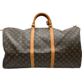 ルイ・ヴィトン LOUIS VUITTON キーポル・バンドリエール60 M41412 ブラウン モノグラム・キャンバス レディース ボストンバッグ