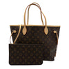 ルイ・ヴィトン LOUIS VUITTON ネヴァーフルMM M46975 ブラウン モノグラム/レザー レディース トートバッグ
