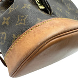 ルイ・ヴィトン LOUIS VUITTON モンスリMM M51136 ブラウン モノグラム/レザー レディース リュック・デイパック