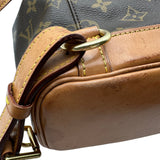 ルイ・ヴィトン LOUIS VUITTON モンスリMM M51136 ブラウン モノグラム/レザー レディース リュック・デイパック