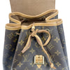 ルイ・ヴィトン LOUIS VUITTON モンスリMM M51136 ブラウン モノグラムキャンバス　 レディース リュック・デイパック