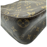 ルイ・ヴィトン LOUIS VUITTON ルーピングMM M51146 ブラウン モノグラム/レザー レディース ショルダーバッグ