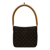 ルイ・ヴィトン LOUIS VUITTON ルーピングMM M51146 ブラウン モノグラム/レザー レディース ショルダーバッグ