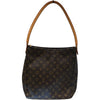 ルイ・ヴィトン LOUIS VUITTON ルーピングGM M51145 ブラウン モノグラム レディース トートバッグ