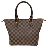 ルイ・ヴィトン LOUIS VUITTON サレヤPM N51183 ブラウン ダミエ/レザー レディース トートバッグ