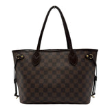 ルイ・ヴィトン LOUIS VUITTON ネヴァーフルPM N51109 ブラウン ダミエ/レザー レディース トートバッグ