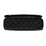 ルイ・ヴィトン LOUIS VUITTON ディストリクトPM N41028 ブラック/グレー ダミエグラフィット/レザー メンズ ショルダーバッグ